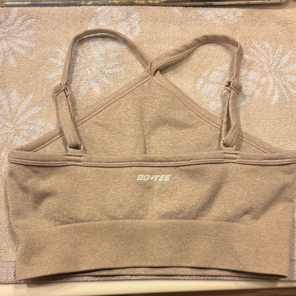 BO+TEE Tan Sports Bra